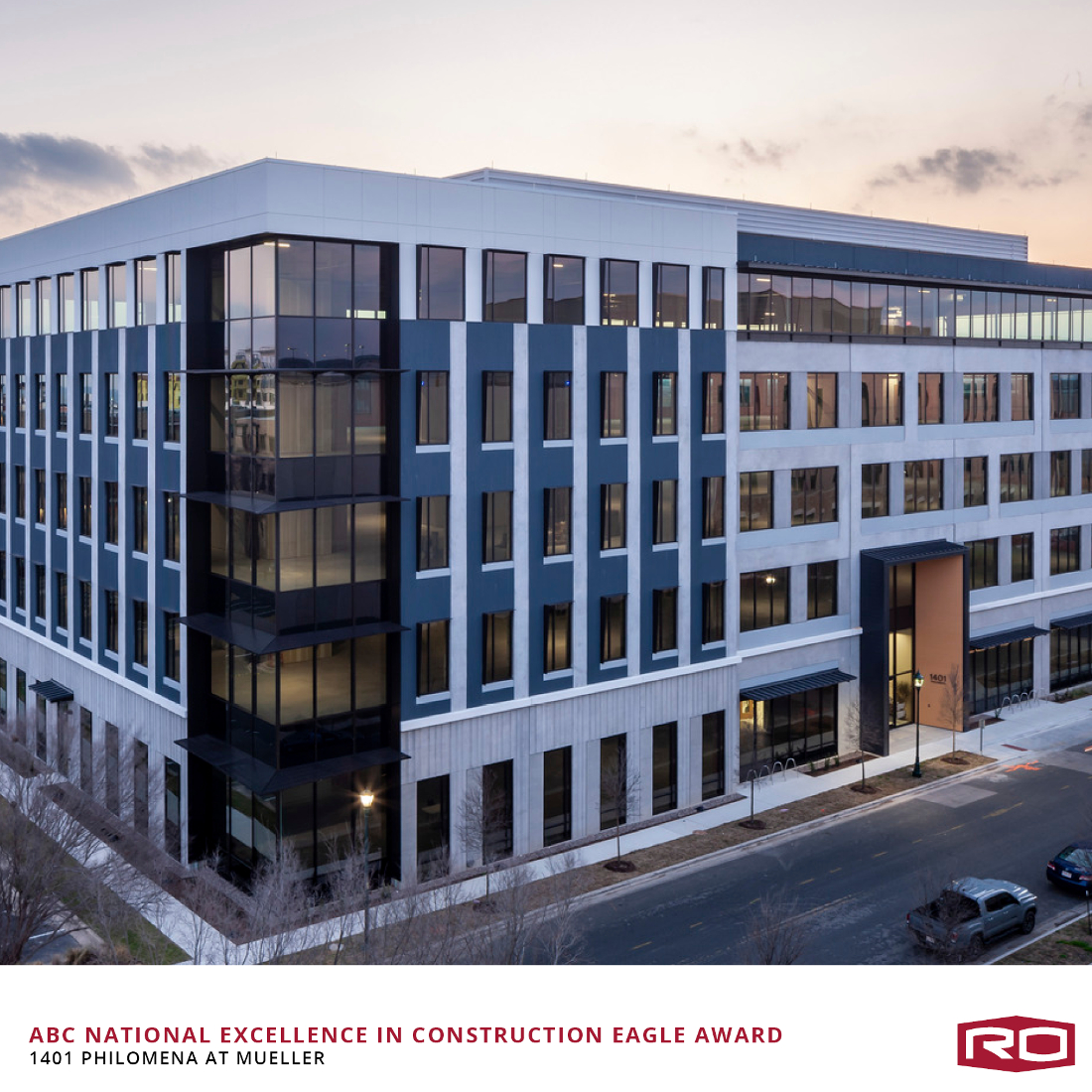 Celebrating Excellence: 1401 Philomena at Mueller Wins ABC National Excellence in Construction Eagle Award